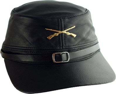 Leder Südstaaten Cap