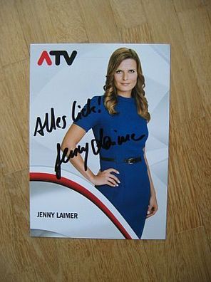 ATV Fernsehmoderatorin Jenny Laimer - handsigniertes Autogramm!!!