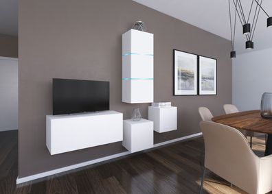 Santo N42 Möbel für Wohnzimmer Wohnwand Mediawand Schrankwand Wohnschrank