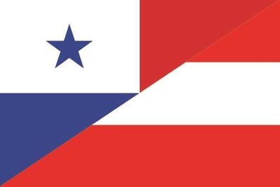 Fahne Flagge Panama-Österreich Premiumqualität