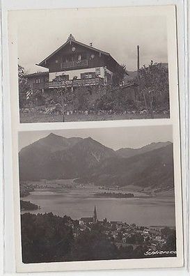 65397 Mehrbild Ak Schliersee mit Gasthof und Totalansicht 1938