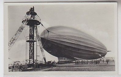 63755 Ak Luftschiff LZ 127 "Graf Zeppelin" am Ankermast 1939