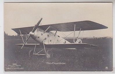 63747 W. Sanke Ak Deutscher Pfalz Doppeldecker Flugzeug im 1. Weltkrieg