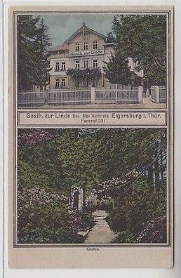 65064 Mehrbild Ak Elgersburg in Thüringen Gasthaus zur Linde um 1920