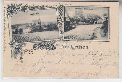 65609 Mehrbild Ak Gruß aus Neukirchen Gasthof 1900