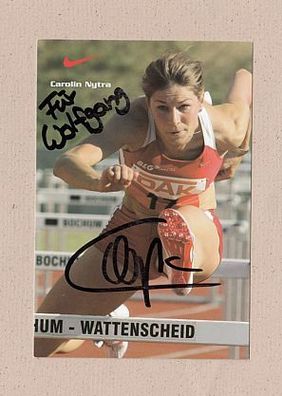 Carolin Nytra (Leichtathletik) - persönlich signiert