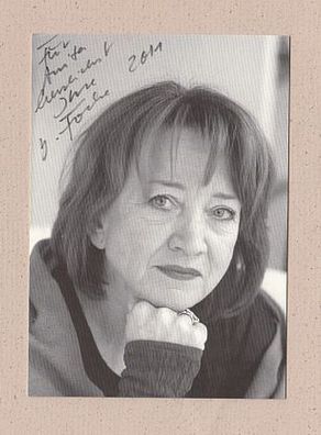 Barbara Focke (ältere Autogrammkarte), persönlich signiert