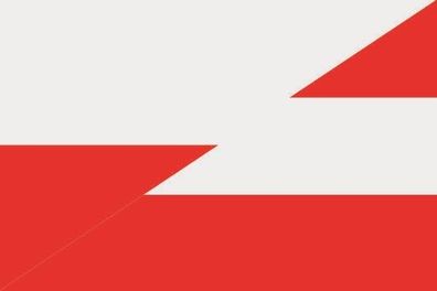 Fahne Flagge Polen-Österreich Premiumqualität