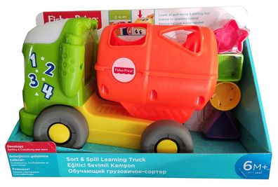 Fisher-Price GFY41 LKW mit Licht und Musik, Nachziehspielzeug für Kleinkinder