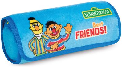NICI Sesamstrasse Ernie & Bert Stiftemäppchen mit 10 Buntstiften Etui Kinder