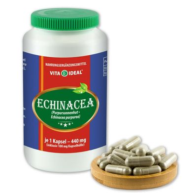 Vitaideal ® Echinacea Kapseln je 440mg ohne Zusatzstoffe