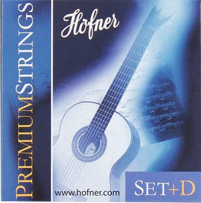 Höfner Premium strings mit 2 d-Saiten