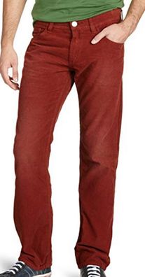 TOM TAILOR Herren Hose 64004006210/ casual cord pants, Gr. 32/34, Rot (4194)