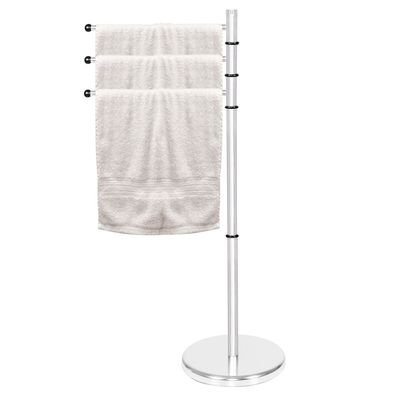 Stand Handtuchständer Handtuchhalter Handtuchstange ohne bohren Bad Badezimmer