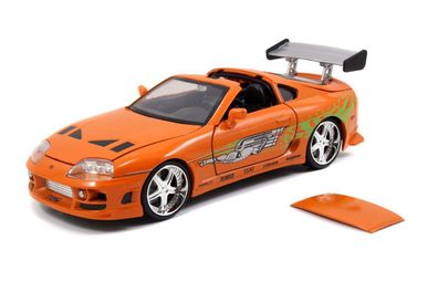 Jada Toys 253205001 Fast & Furious 1995 Toyota Supra 1:24 Sammelauto Modellauto