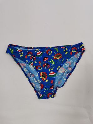 bpc bonprix Bikinihose, blau bedruckt, Gr. 44