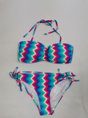 Rainbow Bandeau Bikini, bunt, Gr. 40 (Cup A + B)