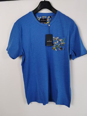 Daniel Hechter Herren T-Shirt, blau, Gr. L