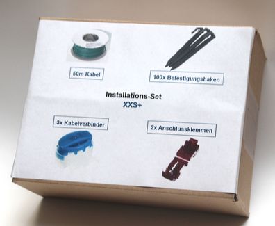 Installations-Set XXS+ Yardforce Kabel Haken Verbinder Installation Paket Set Kit