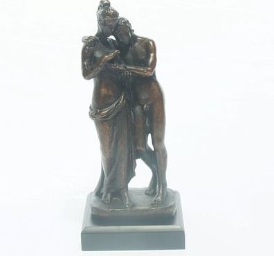 Canova "Amor&Psyche" Bronze Skulptur NEU Antike Figur Dekoration Sculpture Liebe
