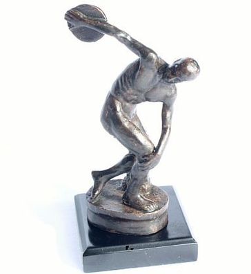 Myron "Der Diskuswerfer" Bronze Skulptur Antike Figur Dekoration Sculpture Art Kunst