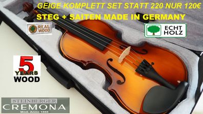 Geige Violine 1/32 1/4 1/8  Geige Steg & Saiten Made in GERMANY 
