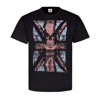 United Kingdom Skull Totenkopf Fashion UK England Union Jack Style #24901