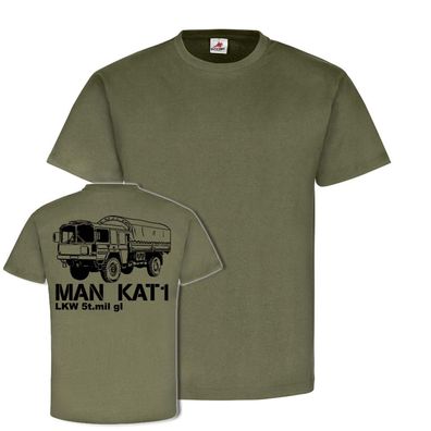 Kat 1 MAN Lkw Rücken 5t Plane Oldtimer Lastkraftfahrzeug T Shirt #25131