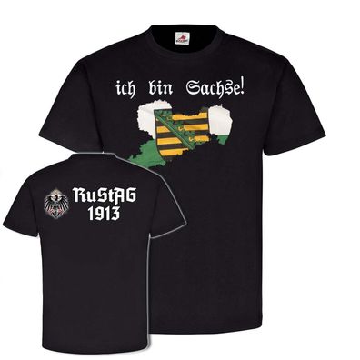 Ich bin Sachse RuStAg 1913 Sachsen Freistaat Sachsen Wappentier Wappen #25113