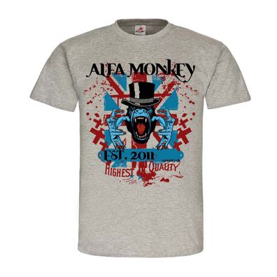 Alfa Monkey Est 2011 Highest Quality England Affe Crazy Hut Tollwut Artist#24747