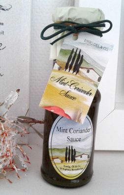 Mint & Coriander Sauce 250 g in Glasflasche