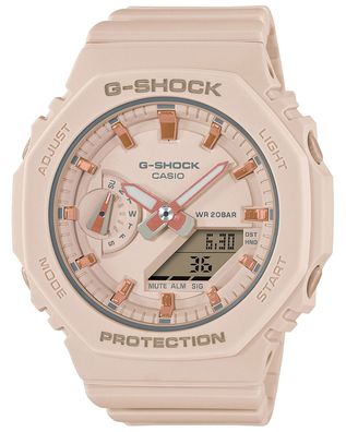 Casio G-Shock Classic Ana-Digi Damenuhr Beige GMA-S2100-4AER