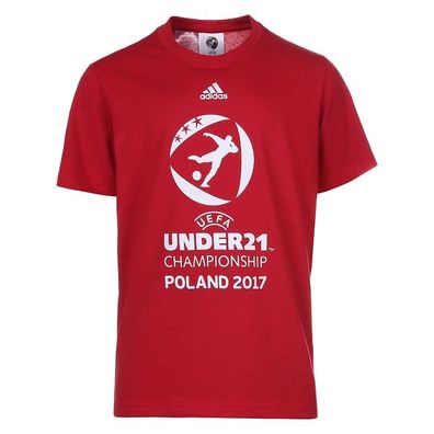 Adidas Kinder T-Shirt CD8256 U21 Europameisterschaft Polen 2017"- Gr. 128