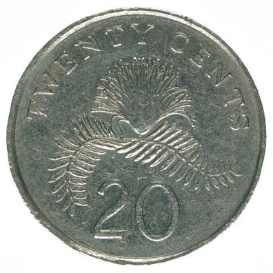 Singapore 20 Cents 1986 A20369