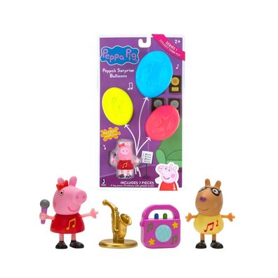 Peppa Pig Überraschungsballons - 1 Spielfigur und 3 Ballons Serie 1 - Musik