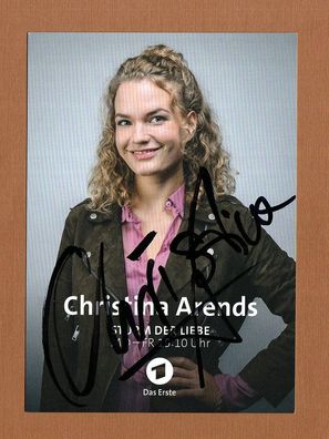 Christina Arends ( Sturm der Liebe ) - persönlich signiert