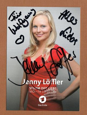 Jenny Löffler ( Sturm der Liebe) - persönlich signiert