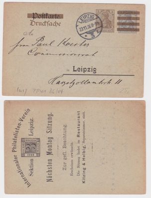 95574 DR Privatganzsache PP41/ B6/04 Int. Philatelisten-Verein Sektion Leipzig