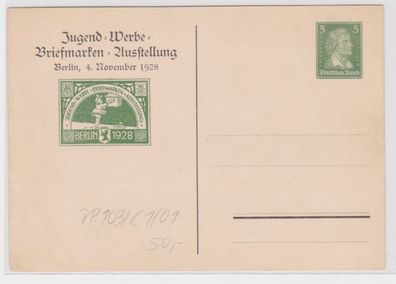 96738 Privatganzsache PP103/ C1/01 Jugend-Werbe-Briefmarken-Ausstellung Berlin