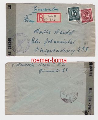 82536 Einschreiben Brief Kriegsgefangenenpost Berlin 1946