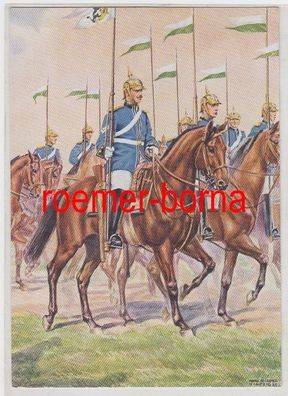 83392 Ak Borna Karabinier Regiment (2. schweres Regiment) um 1915