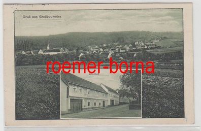 57671 Ak Gruß aus Großbockedra b. Stadtroda Gasthof Emil Opel 1928