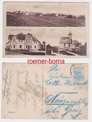 82714 Mehrbild Ak Pohlen Totalansicht, Gasthof, Kirche um 1920