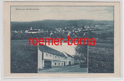 82892 Ak Gruß aus Großbockedra b. Stadtroda Gasthof Emil Opel 1927