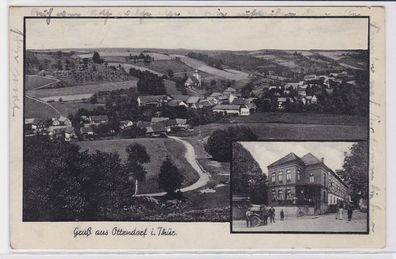 86518 Mehrbild Ak Gruß aus Ottendorf in Thüringen Gasthof 1941