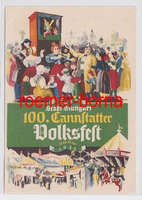 67008 Offizielle Festpostkarte zum 100. Cannstatter Volksfest 1935