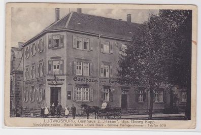 73678 Ak Ludwigsburg Gasthaus zum 'Hasen' 1925