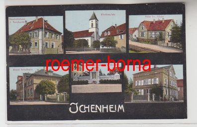 83383 Mehrbild Ak Ichenheim Geschäftshaus, Villa Pflanz, Apotheke usw. 1929