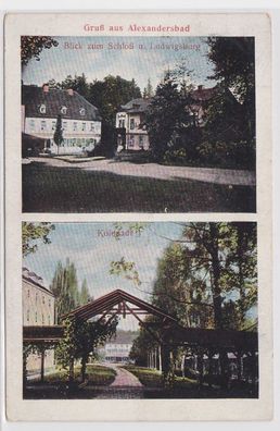 65701 Mehrbild Ak Gruß aus Alexandersbad 1924