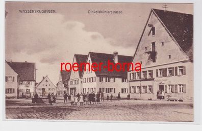 83315 Feldpost Ak Wassertrüdingen Dinkelsbühlerstraße mit Gasthof zur Sonne 1917